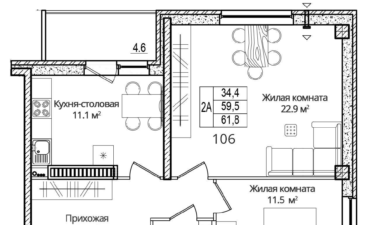 квартира р-н Псковский д Борисовичи ул Дмитрия Яковлева 8 Завеличенская волость фото 1