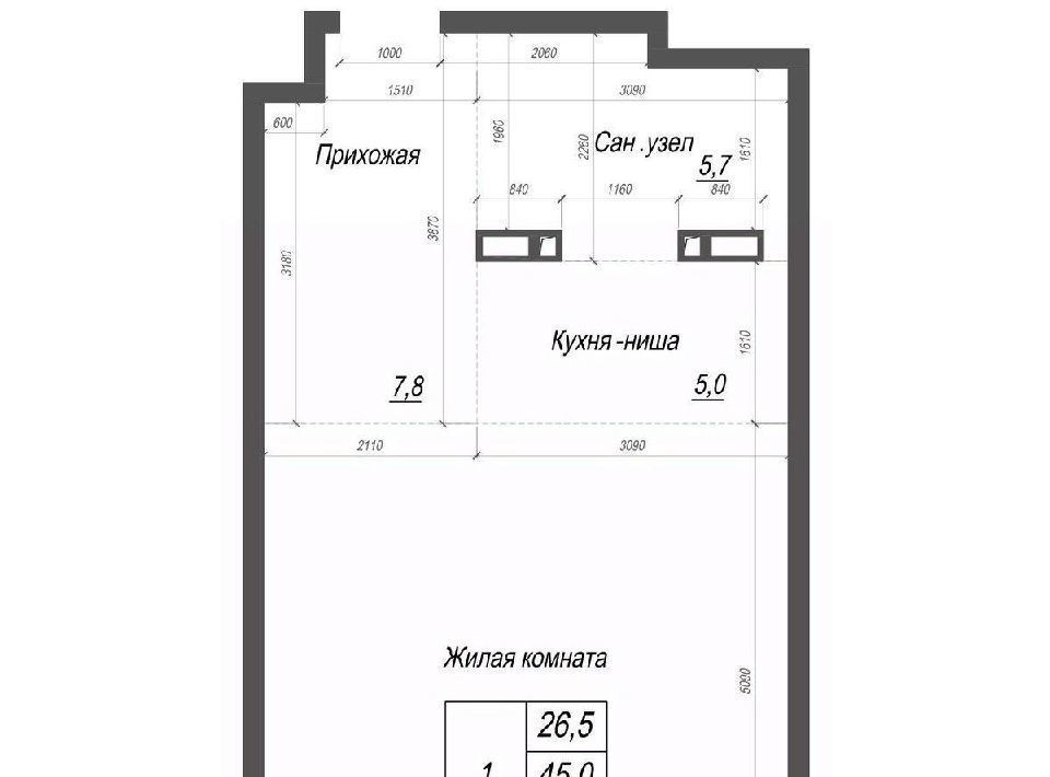 квартира г Владивосток р-н Ленинский ул Невельского фото 1