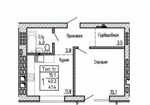 квартира р-н Рамонский с Ямное ул Атамана Белова 1с/2 фото 1