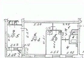 квартира г Новокузнецк р-н Заводской ул Микрорайон 13 12 фото 3