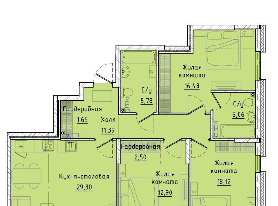 квартира г Екатеринбург Чкаловская ул Машинная 1в/3 фото 1