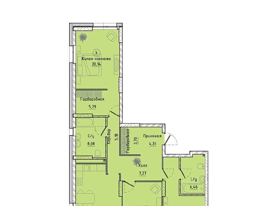 квартира г Екатеринбург Чкаловская ул Машинная 1в/2 фото 1