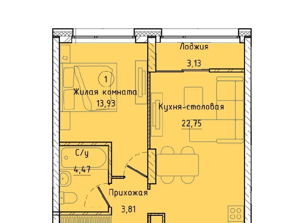 квартира г Екатеринбург Чкаловская ул Машинная 1в/2 фото 1