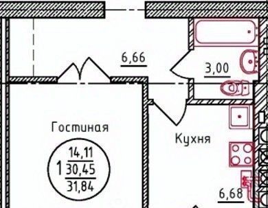 квартира р-н Чишминский рп Чишмы ул Центральная 22 поссовет, Заречная-2 мкр фото 2