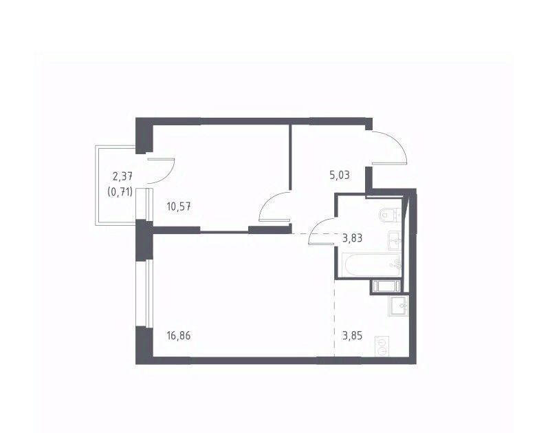 квартира р-н Всеволожский г Мурино ЖК «Новые Лаврики» 1/1 Девяткино фото 1