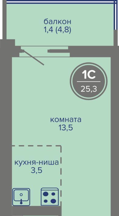 квартира г Пермь р-н Индустриальный ш Космонавтов 309а фото 1