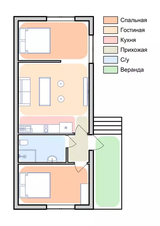 комната р-н Тарусский д Ильинское 62, Таруса фото 8