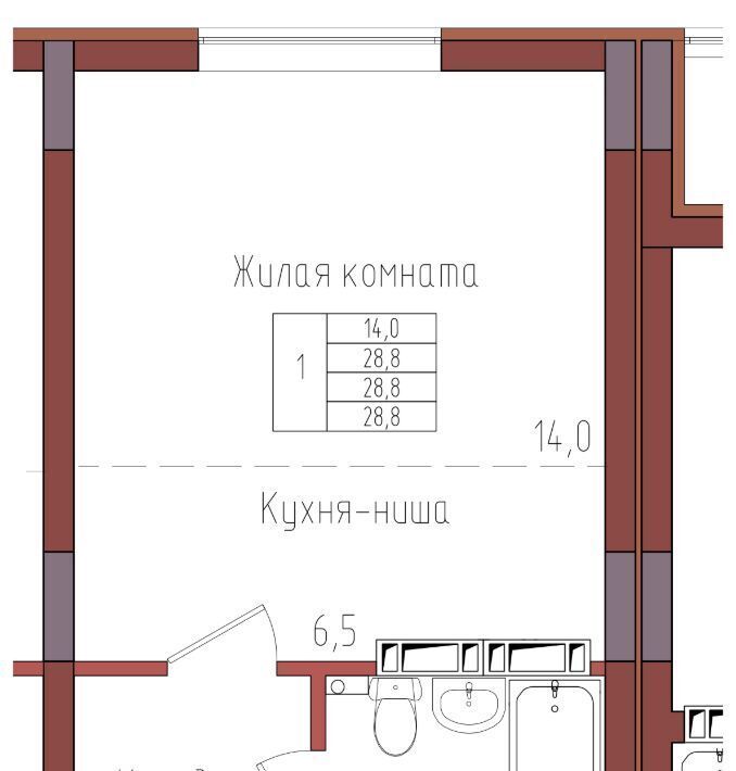 квартира г Калининград р-н Центральный ул Дубовая аллея фото 1