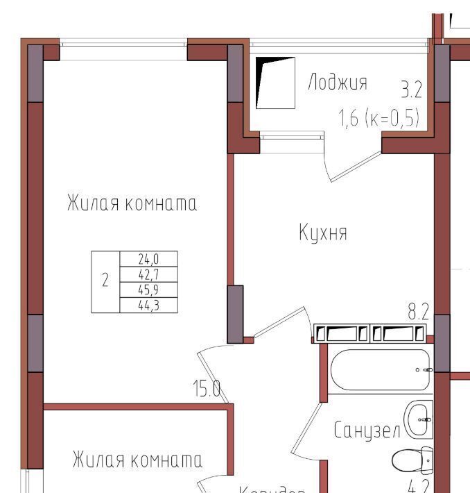 квартира г Калининград р-н Центральный ул Дубовая аллея фото 1