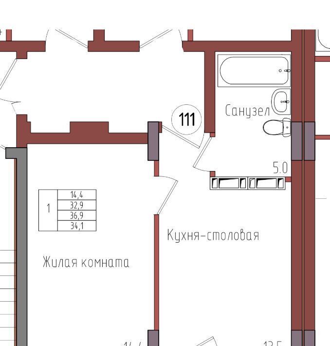 квартира г Калининград р-н Центральный ул Дубовая аллея фото 1