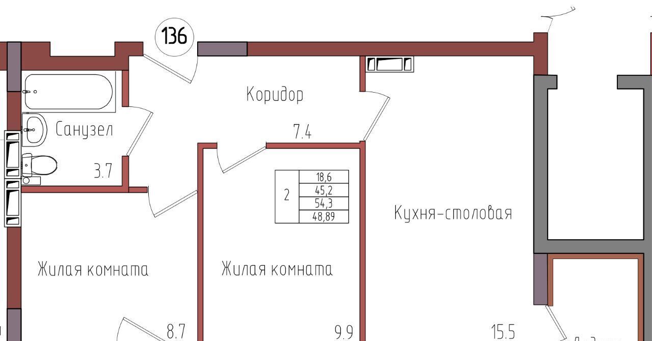 квартира г Калининград р-н Центральный ул Дубовая аллея фото 1