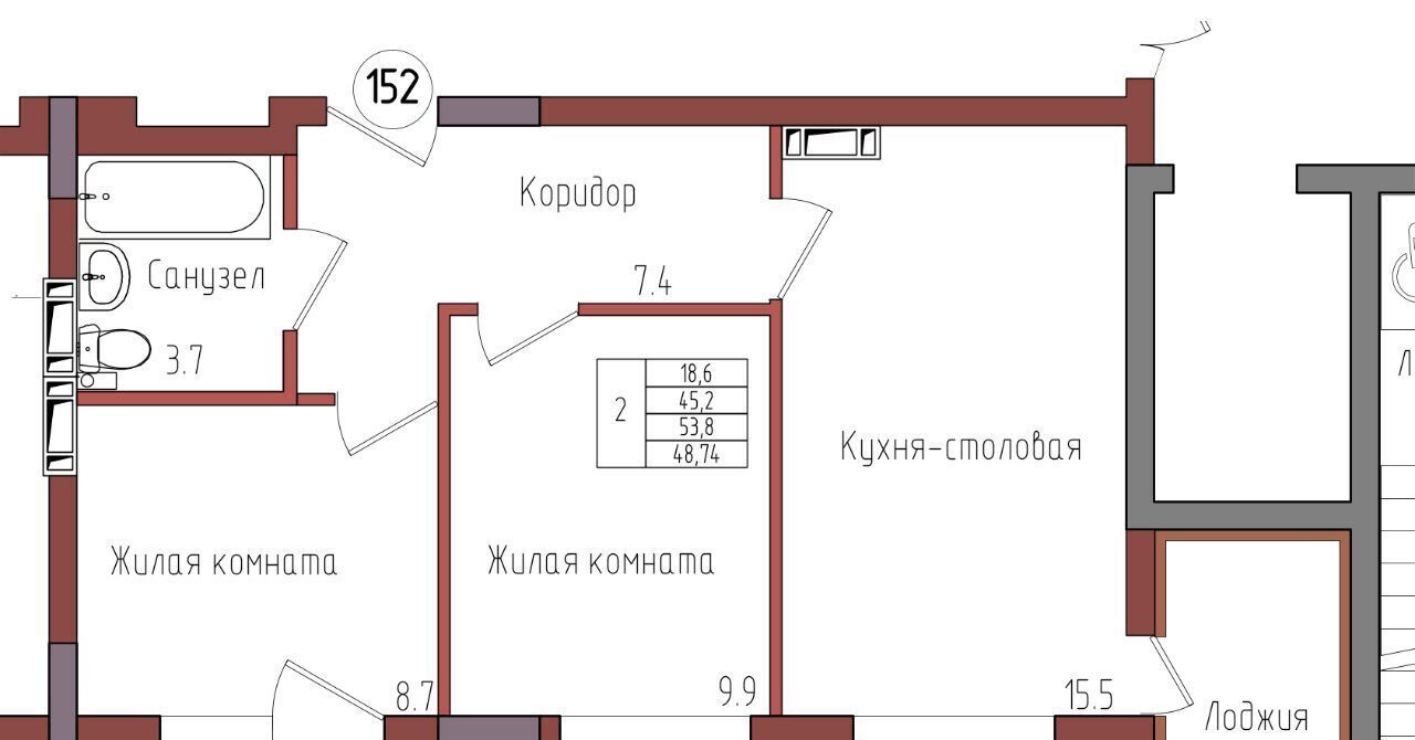 квартира г Калининград р-н Центральный ул Дубовая аллея фото 1