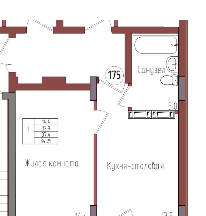 квартира г Калининград р-н Центральный ул Дубовая аллея фото 1