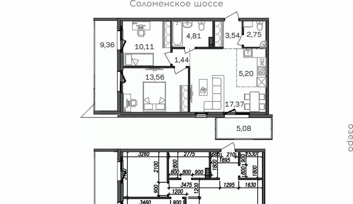 квартира г Петрозаводск р-н мкр Талоярви Вороний Наволок тер., Район Северная промзона фото 1