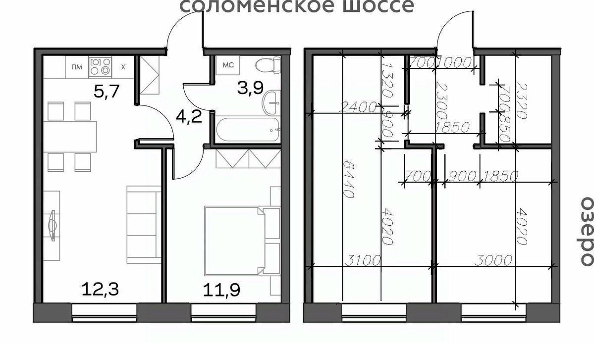 квартира г Петрозаводск р-н мкр Талоярви Вороний Наволок тер., Район Северная промзона фото 1