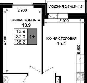 квартира г Краснодар р-н Прикубанский ЖК «Дыхание» фото 1