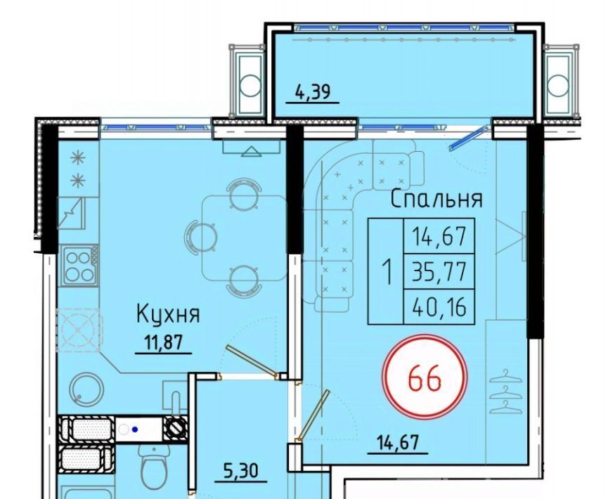 квартира р-н Темрюкский г Темрюк ЖК Морской фото 1