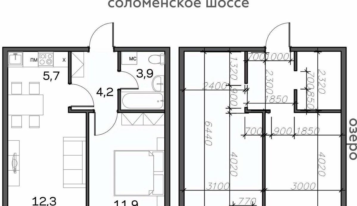 квартира г Петрозаводск р-н мкр Талоярви Вороний Наволок тер., Район Северная промзона фото 1