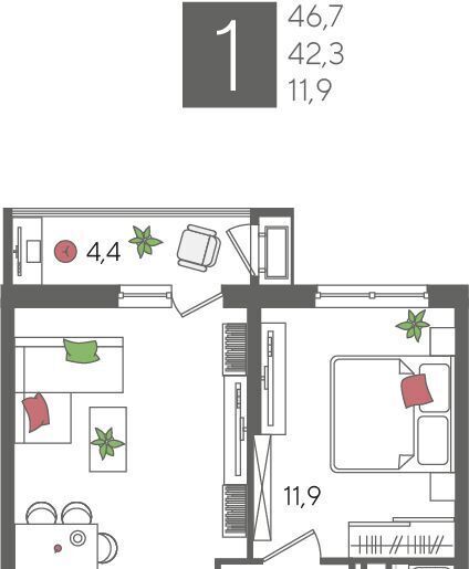 квартира г Краснодар р-н Карасунский ул Новороссийская 88 фото 1