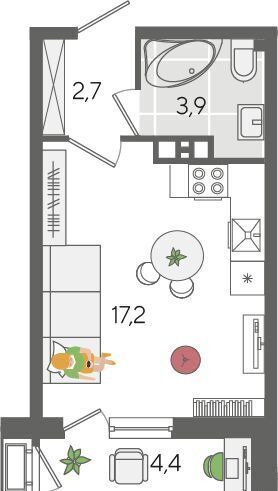 квартира г Краснодар р-н Карасунский ул Новороссийская 88 фото 1