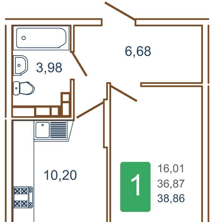 квартира г Краснодар р-н Прикубанский ул им. Кирилла Россинского 3/1 фото 1