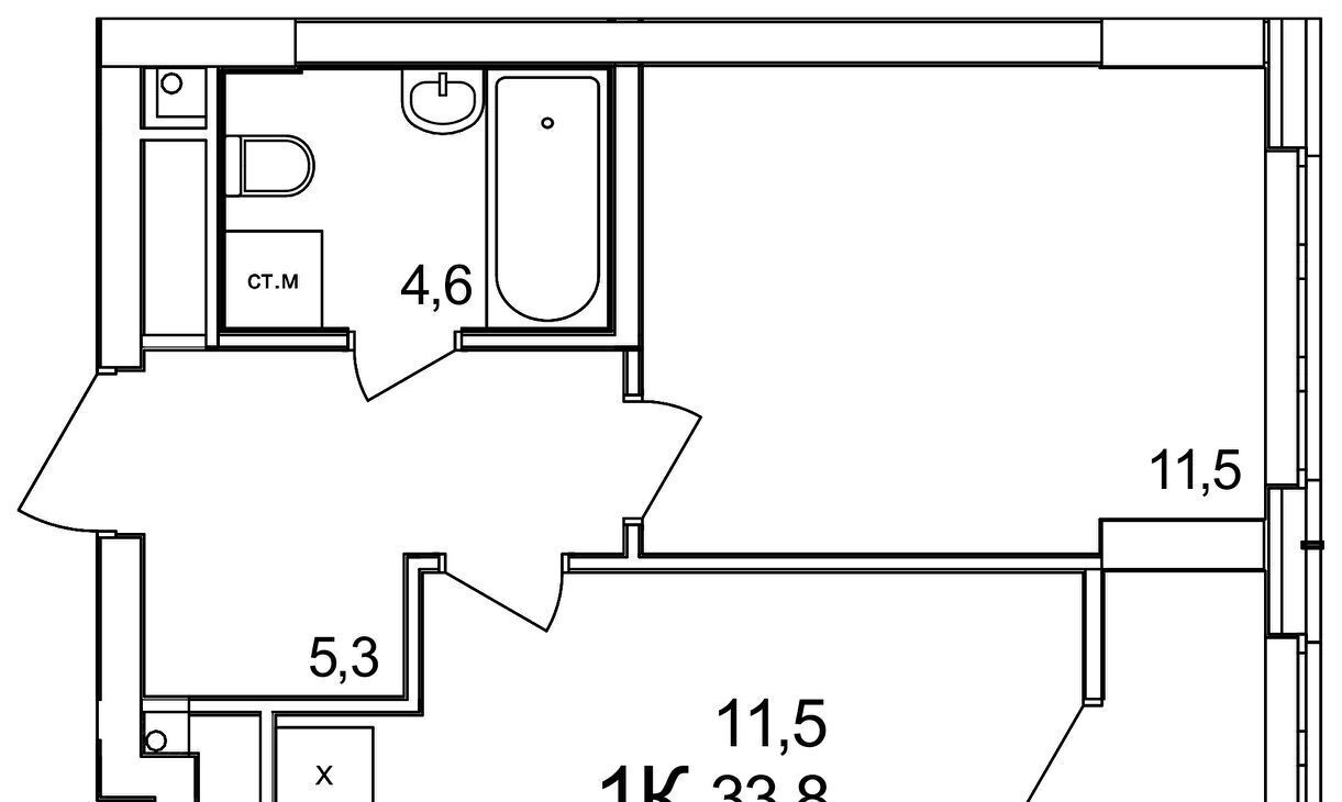 квартира р-н Кстовский д Анкудиновка ул Русская 12 Горьковская фото 2