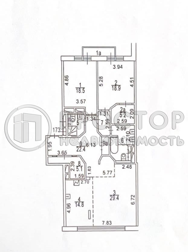 квартира г Москва метро Новокузнецкая ул Большая Татарская 7к/4 фото 37