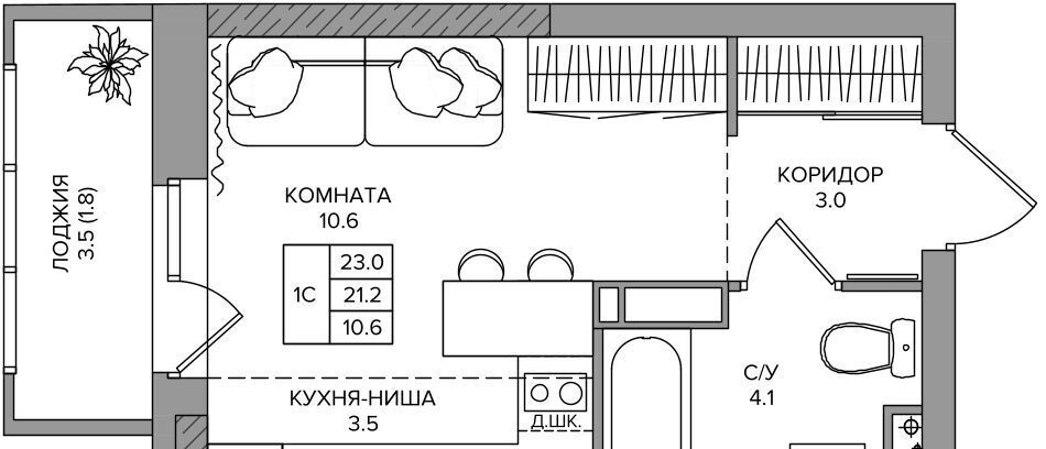 квартира р-н Пермский д Кондратово фото 1