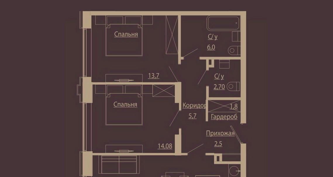 квартира г Новосибирск р-н Центральный ул Чаплыгина 54 фото 1