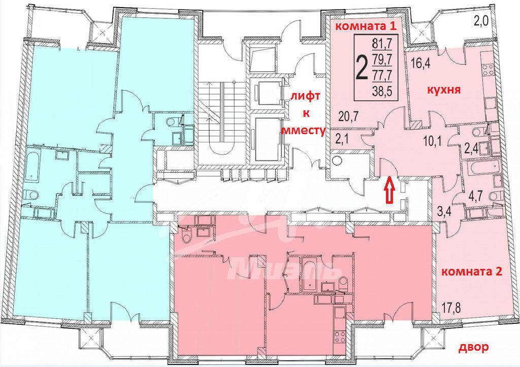 квартира г Москва метро Раменки ул Мосфильмовская 88к/4 фото 2