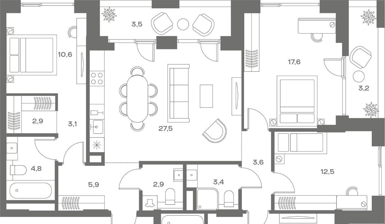 квартира г Москва метро Сокол ул Часовая 28к/8 фото 1