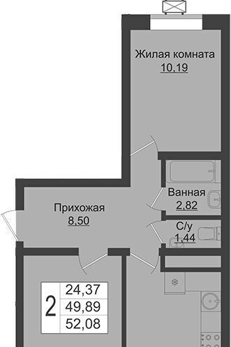 квартира г Краснодар р-н Прикубанский ЖК Зелёный театр фото 1