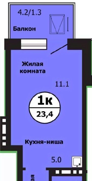 квартира г Красноярск р-н Свердловский ул Лесников 43б фото 1