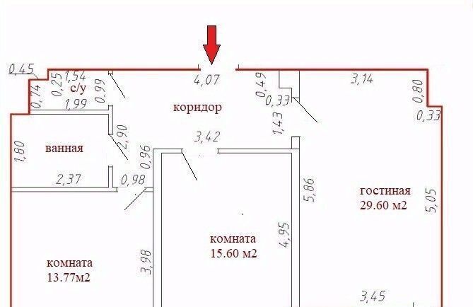 квартира г Южно-Сахалинск ул. Имени Н. Г. Смирнова, 3 фото 2