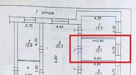 комната г Красноярск р-н Советский ул Ферганская 6 мкр-н Зелёная Роща фото 7