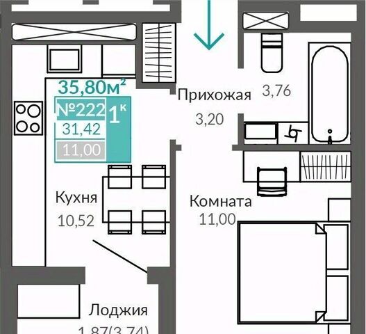 р-н Киевский Крымская Роза ЖК «Абрикос 2» фото