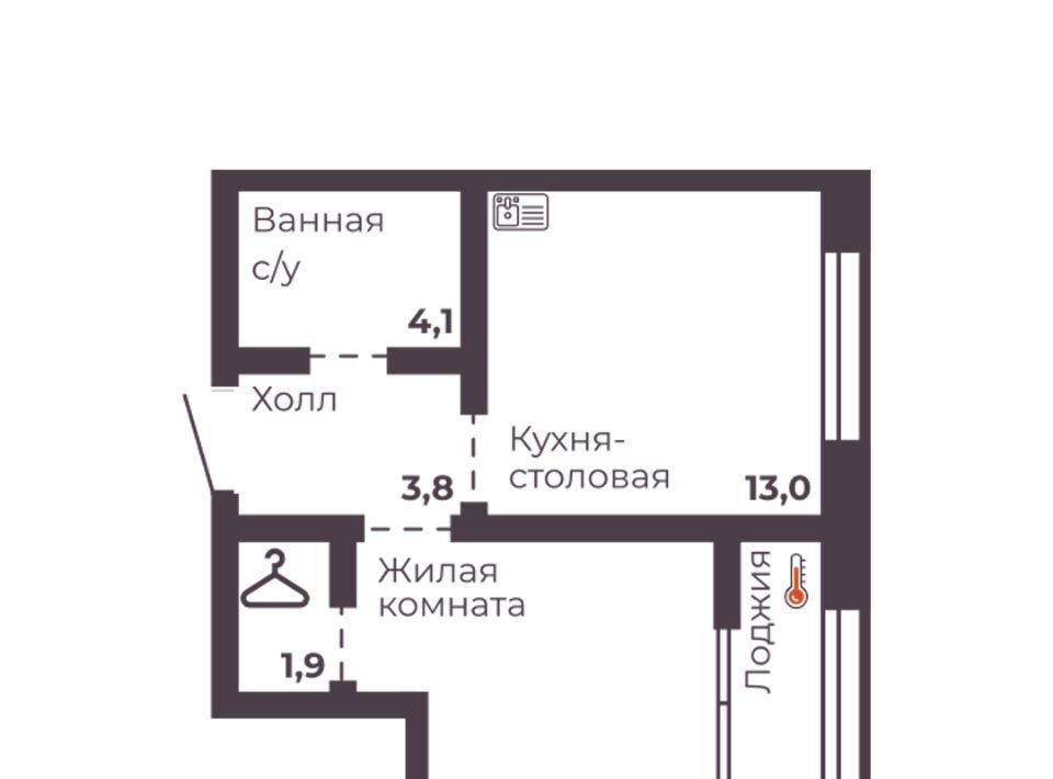 квартира г Челябинск р-н Тракторозаводский пр-кт Ленина 4д фото 1