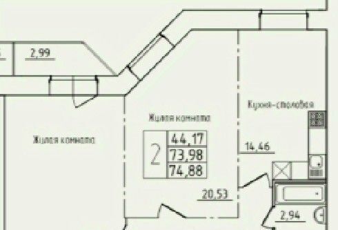 квартира г Северодвинск пр-кт Труда 76 фото 1