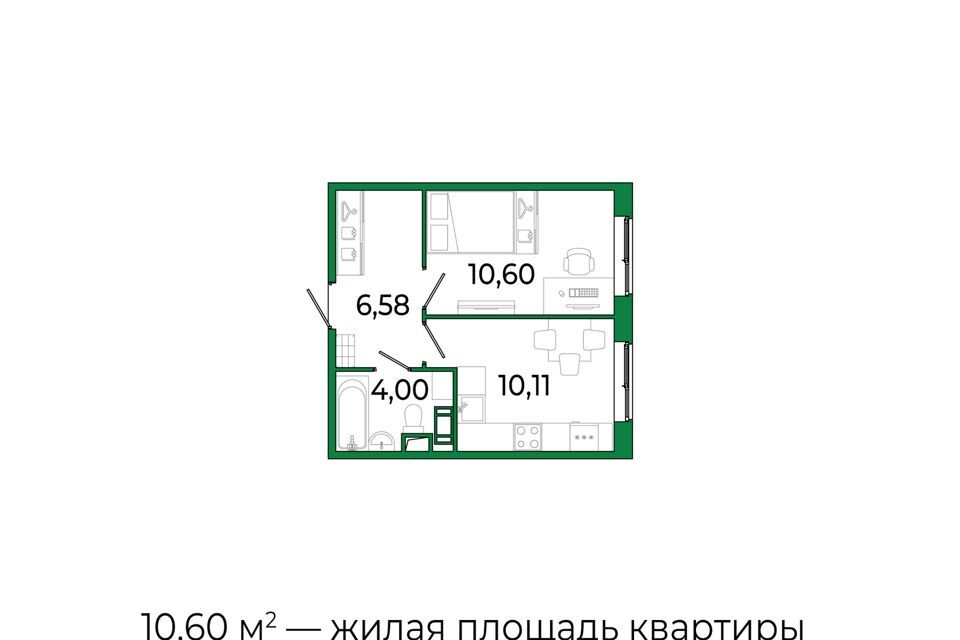 квартира р-н Всеволожский г Сертолово жилой комплекс Сертолово Парк фото 1