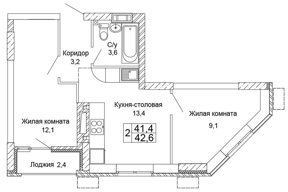 квартира г Волгоград ул 70-летия Победы 15 городской округ Волгоград фото 1