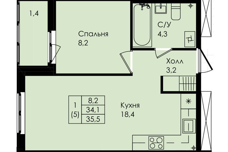 квартира р-н Гатчинский г Коммунар ул Просвещения 2 фото 1