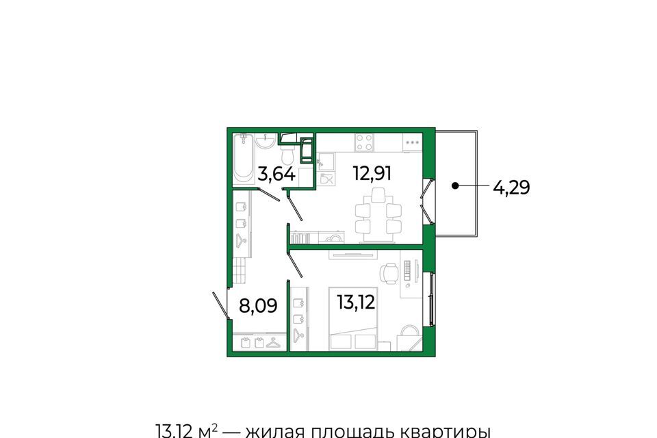 квартира р-н Всеволожский г Сертолово жилой комплекс Сертолово Парк фото 1