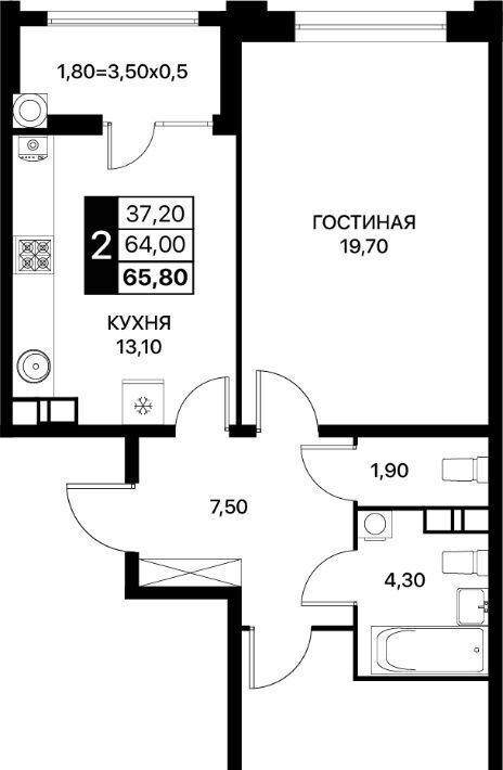 квартира г Ростов-на-Дону р-н Первомайский ЖК «Сияние Квартал на Шолохова» фото 1