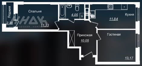 квартира г Нижний Новгород пр-кт Ленина 57к/5 городской округ Нижний Новгород фото 2