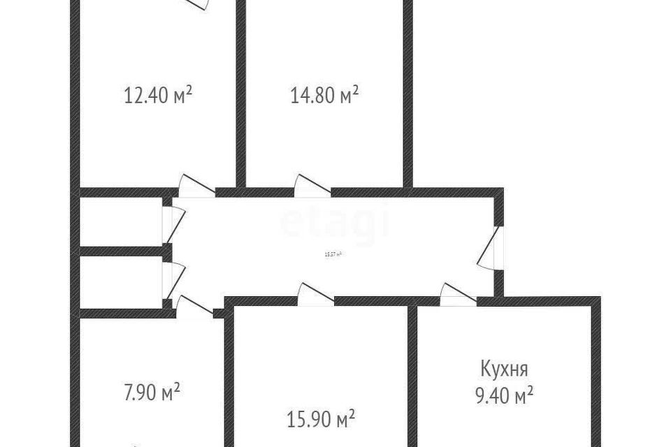 квартира г Краснодар ул им. Селезнева 104/1 муниципальное образование Краснодар фото 1