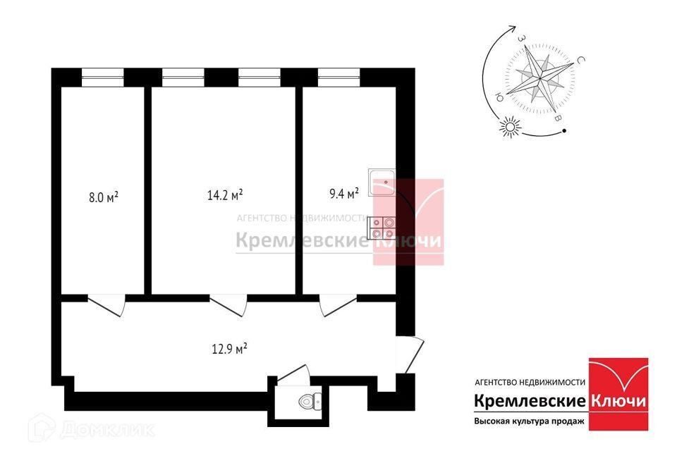 квартира г Санкт-Петербург пр-кт Кондратьевский 32 Калининский район фото 2