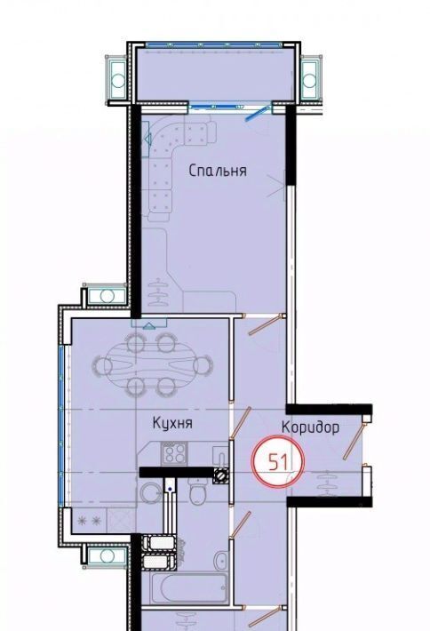 квартира р-н Темрюкский г Темрюк ЖК Морской фото 1