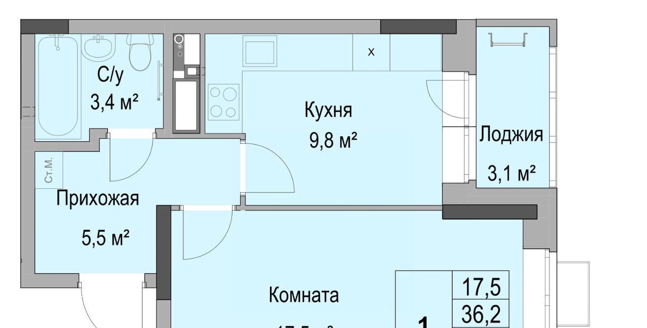 квартира г Ижевск р-н Первомайский Южный ЖК «Дом героев Леонов» жилрайон фото 2