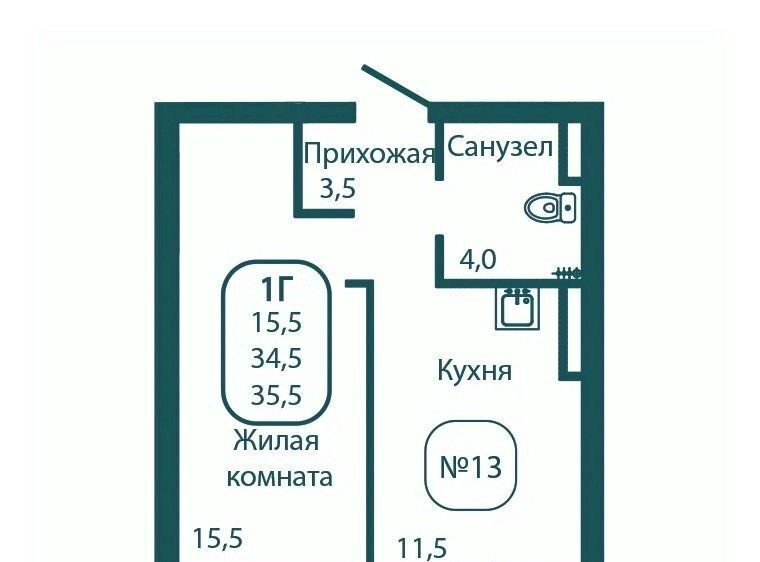 квартира городской округ Солнечногорск рп Андреевка ЖК «Андреевка» 4 Зеленоград — Крюково фото 1