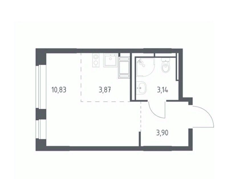 квартира г Москва п Кокошкино д Санино ЖК Новое Внуково метро Рассказовка к 20 фото 1